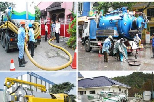 Chuyên hút hầm cầu thông cống nghẹt tại quận Thanh Khê